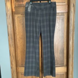 The Limited Cassidy fit pants.  Grey plaid.  Size 2P